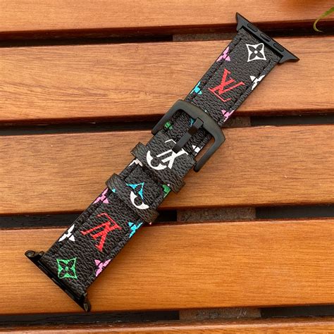 lv i watch bands|Lv apple watch band 44mm.